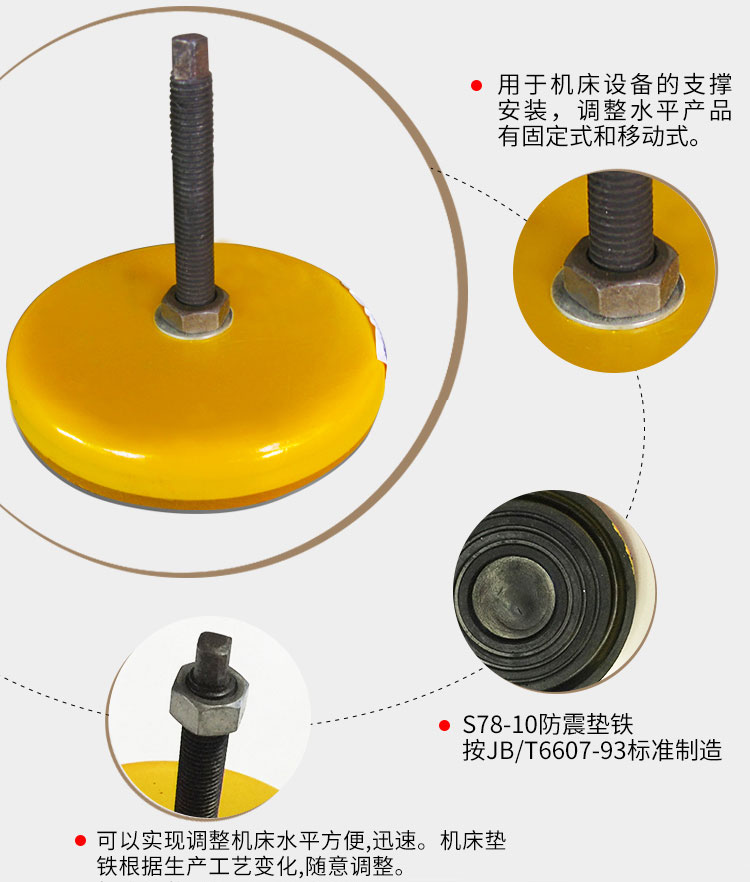 沖床防震墊腳優點,沖床減震墊鐵亮點,沖床減振墊鐵優點